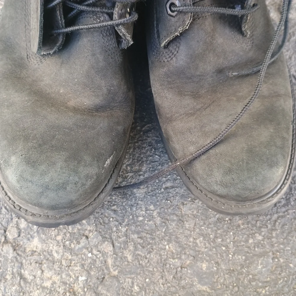 Black Timberland Boots Size 10.5 Pre-owned - Picture 2 of 14